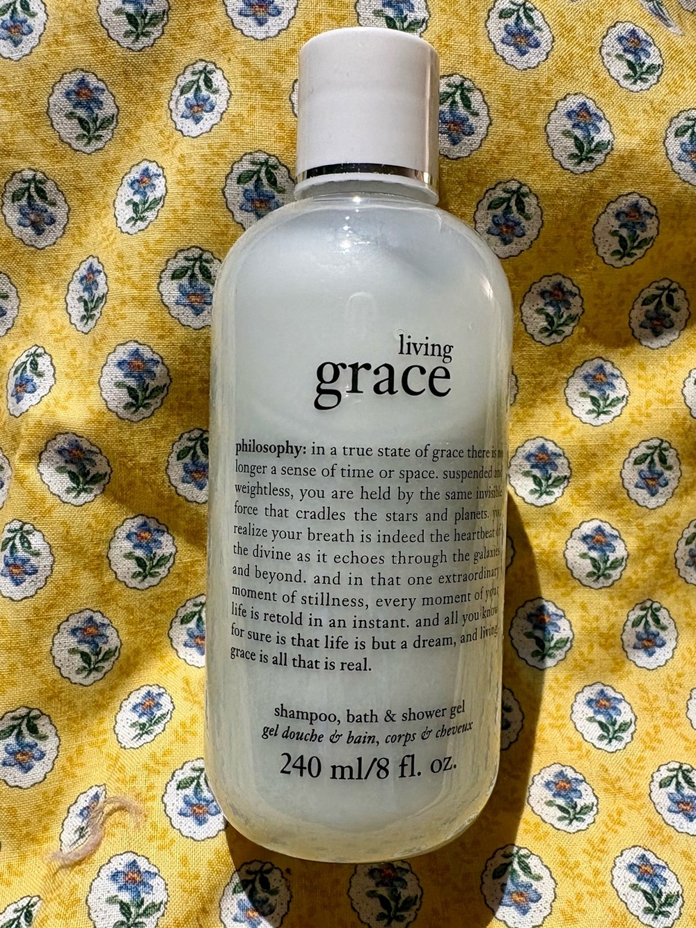 Philosophy Living Grace Shampoo, Bath & Shower Gel  8oz  New and Sealed